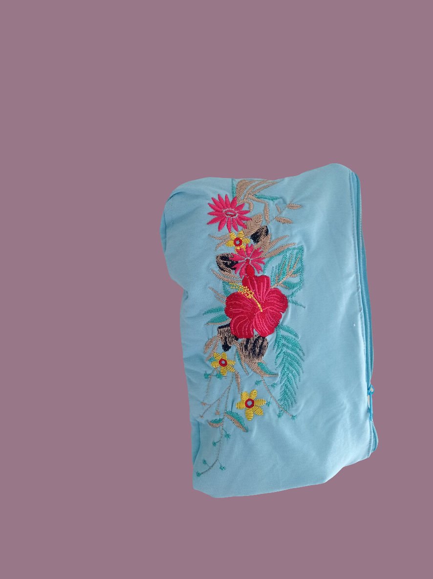 Pochette con fiore