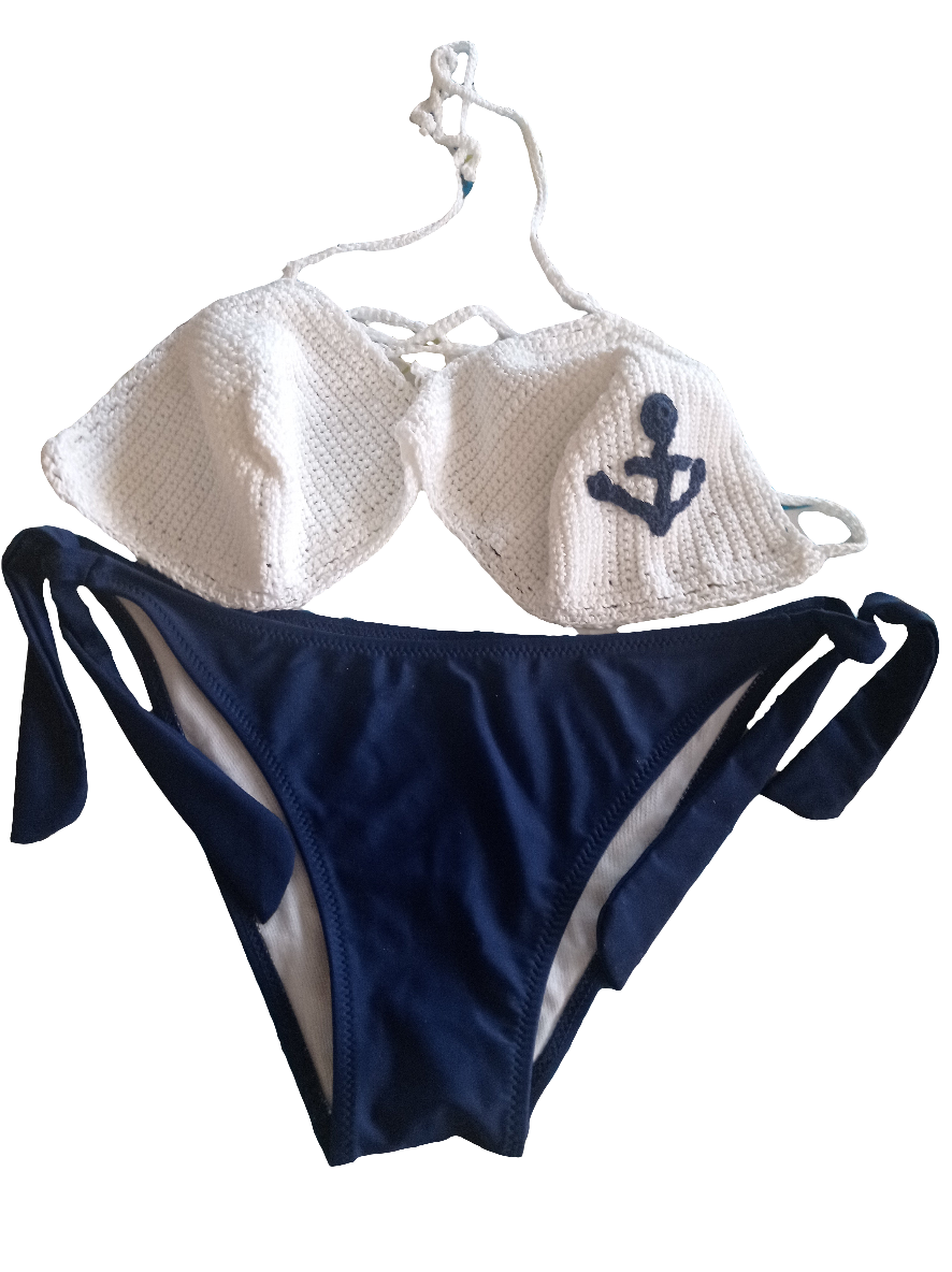 Costume da bagno all' uncinetto