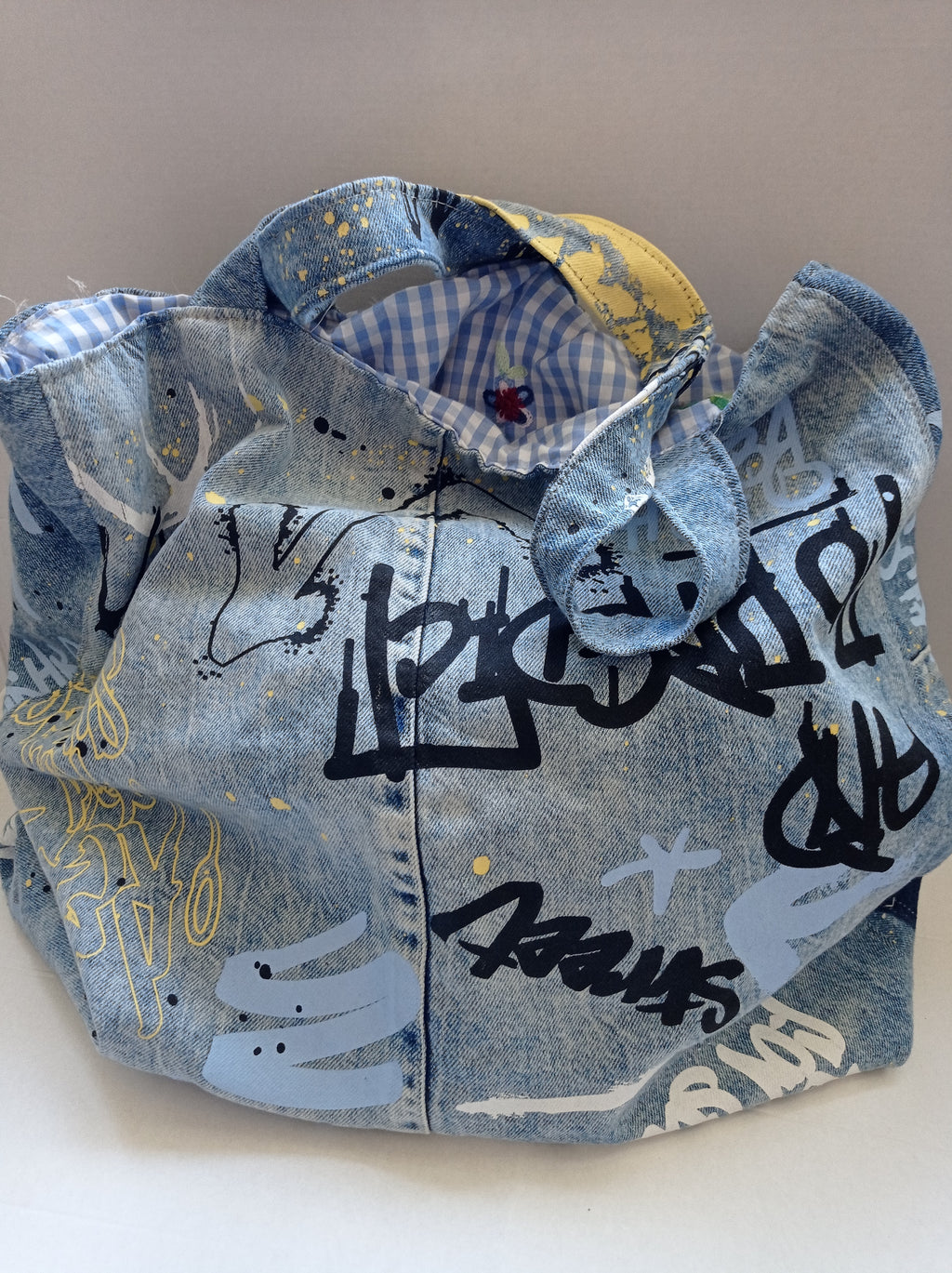 Mega borsa jeans