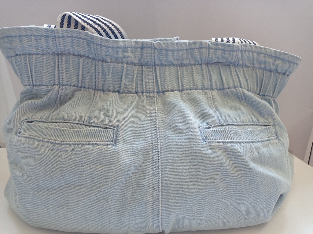 Borsa in jeans con cerniera